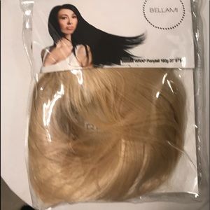 Blonde hair extension